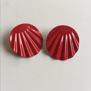 VTG red earrings